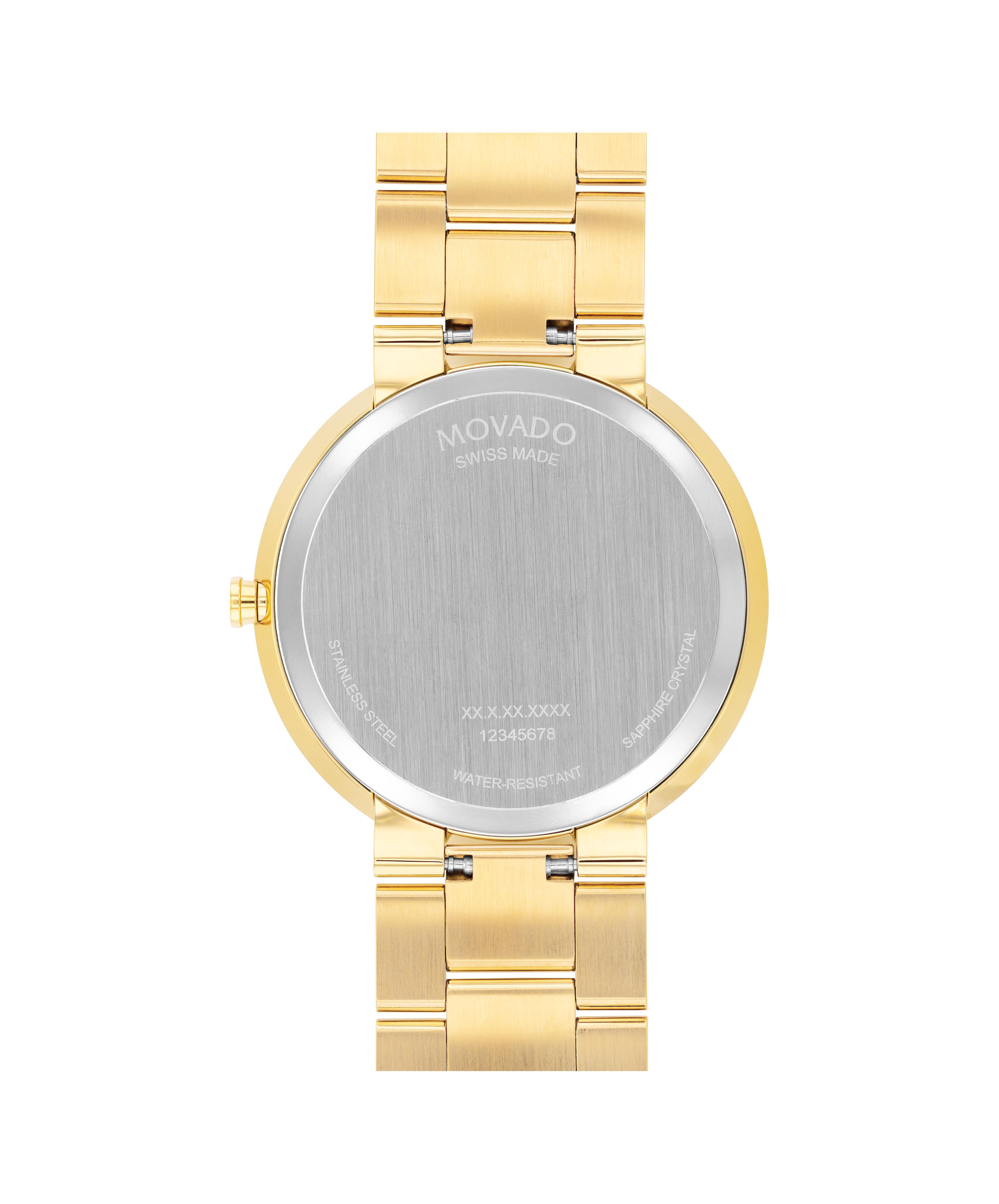 Back of movado discount watch