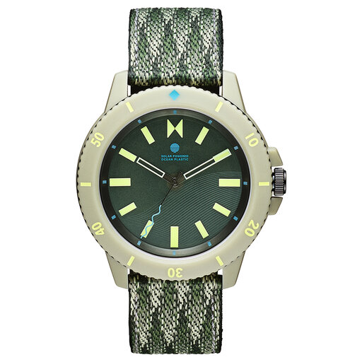 Atlantic Green Solar Men's Watch, 45mm