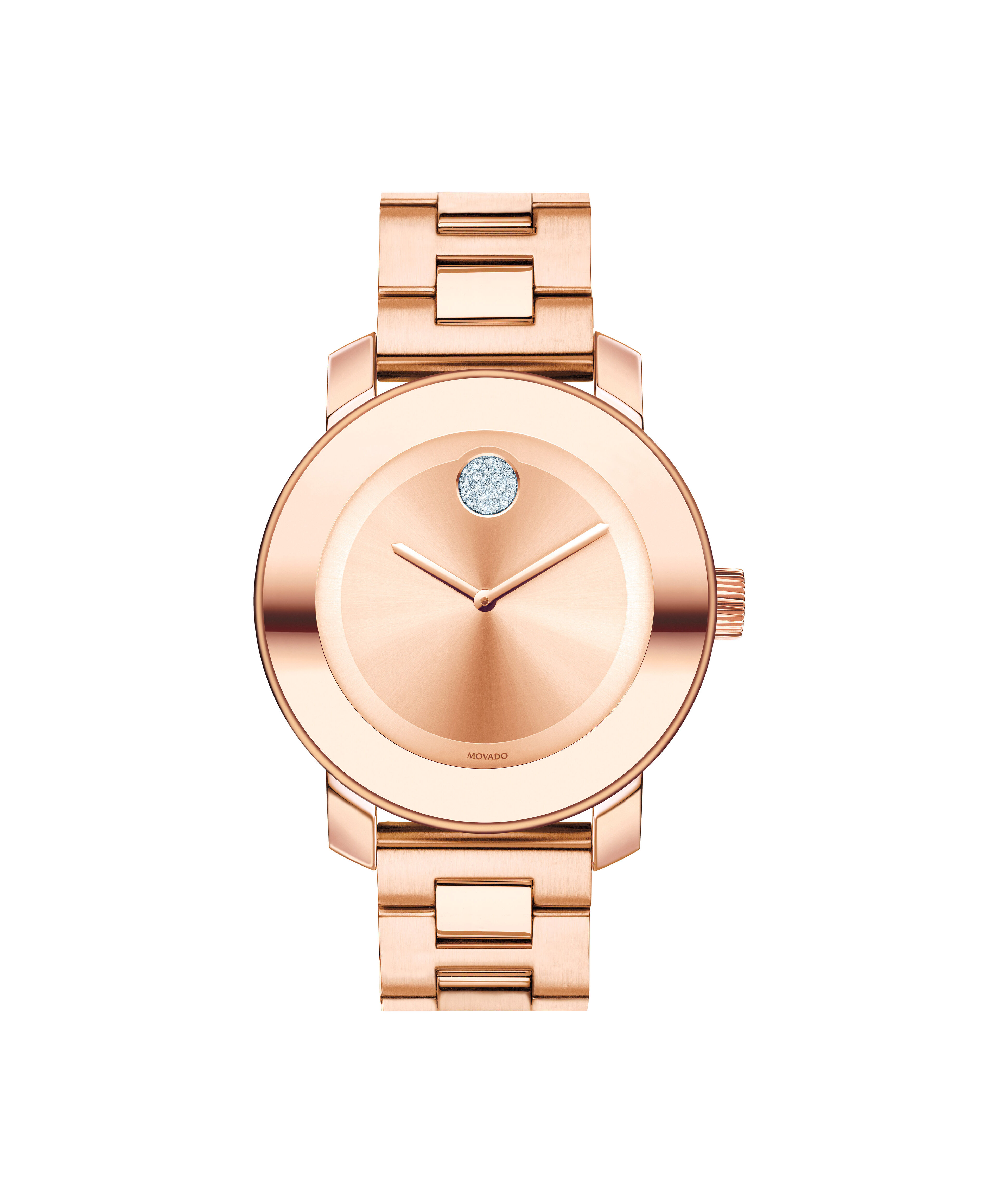 Movado rose gold watch clearance