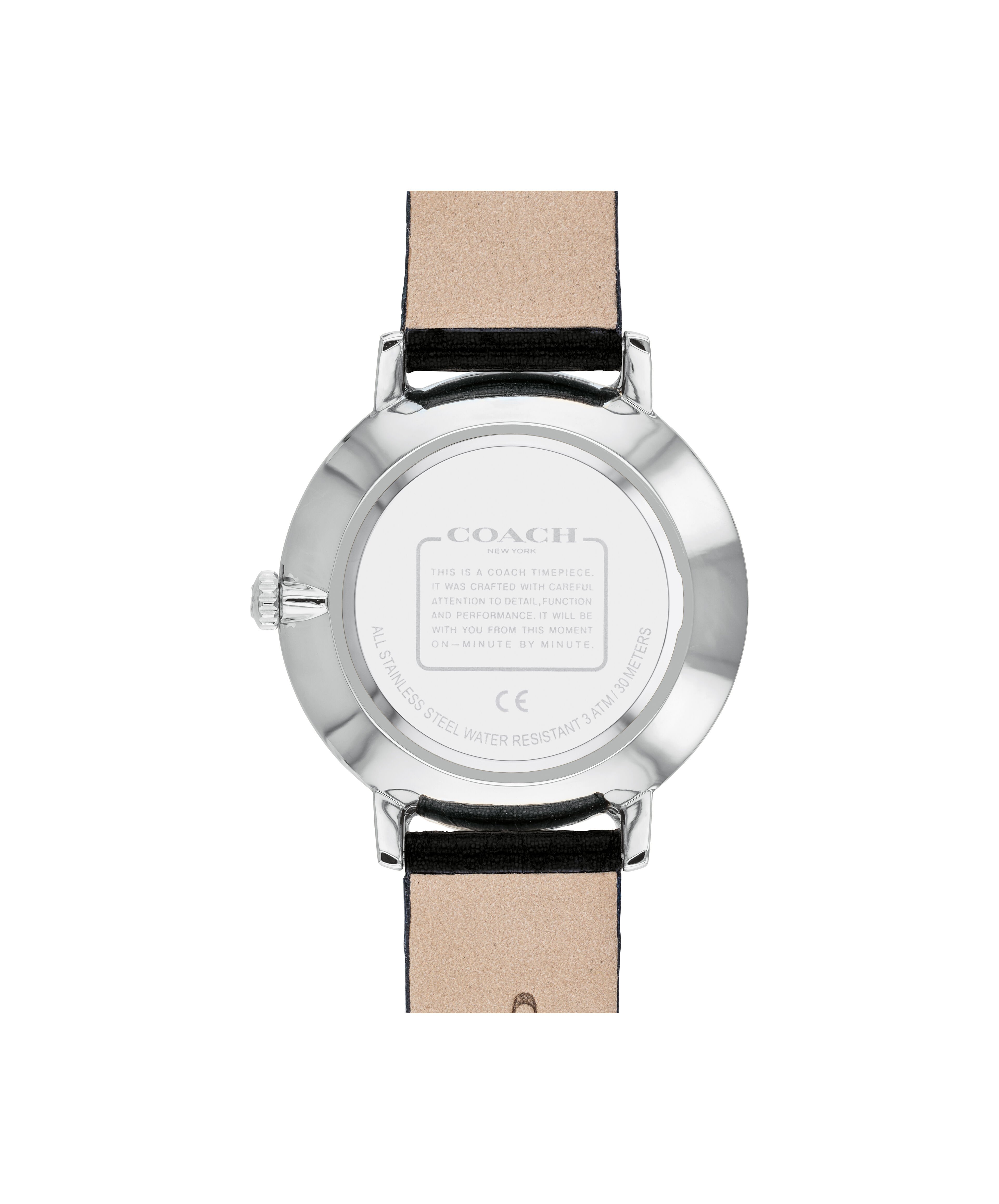 Coach Movado Company Store Audrey Pave 35mm SS Set Case with