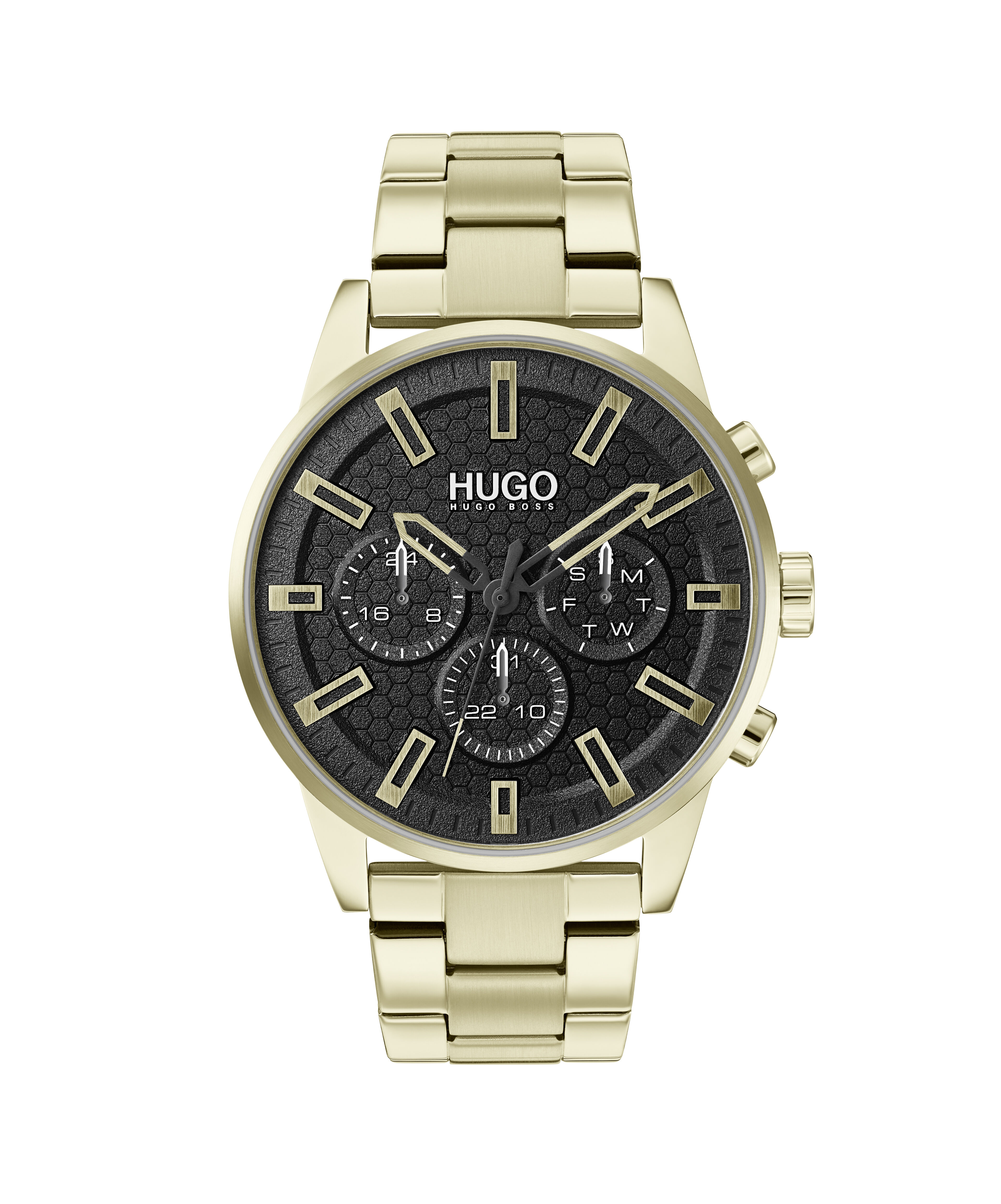 Hugo boss online gold plated watch