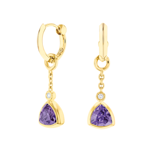 Gemstone Drop Women's Huggie