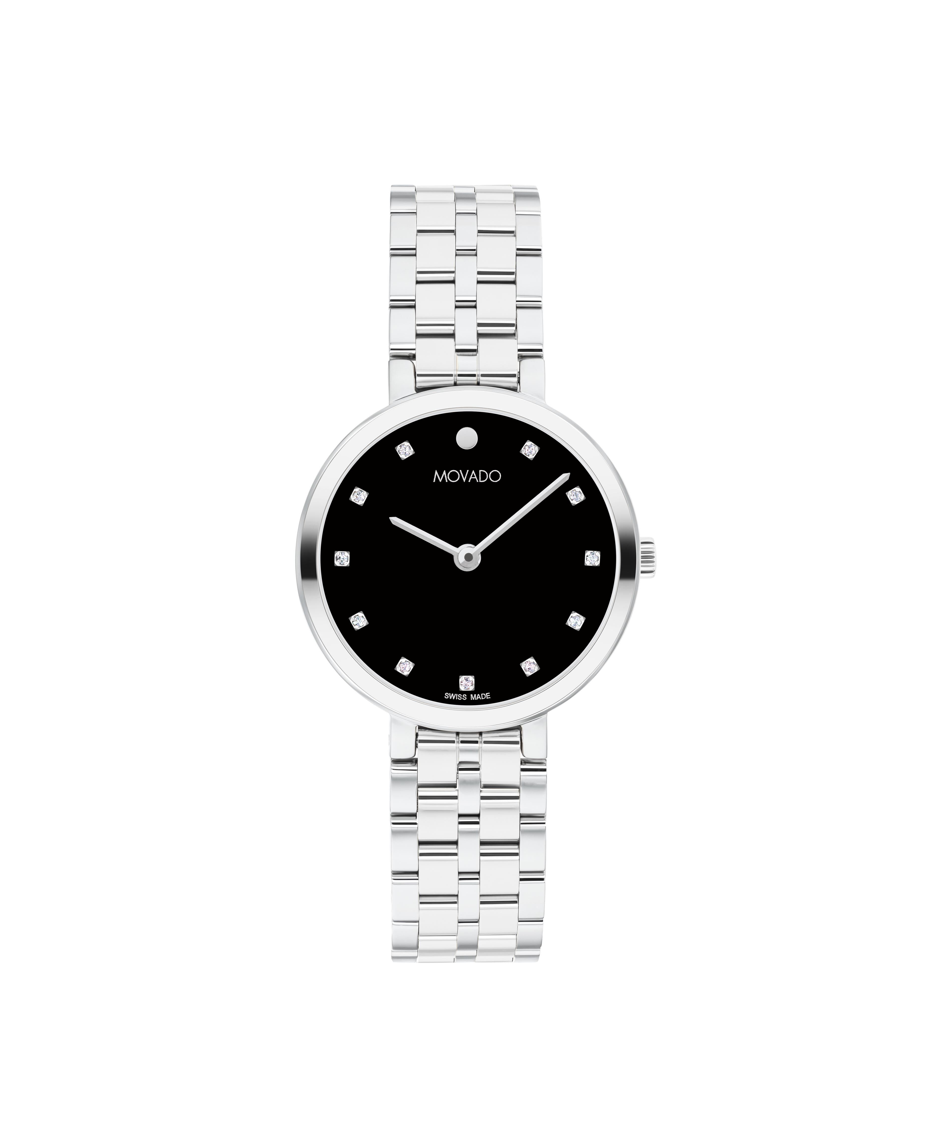 Movado diamond watch clearance