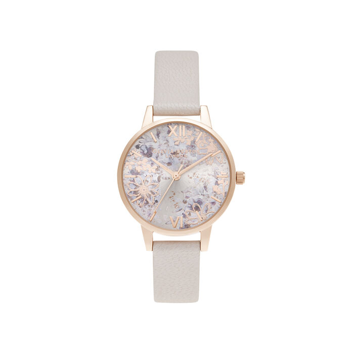 Abstract Floral Women's Watch. 30mm