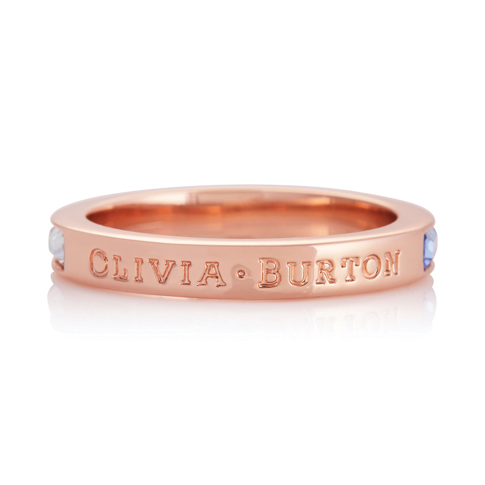 Olivia Burton Rainbow Baguette Women's Ring