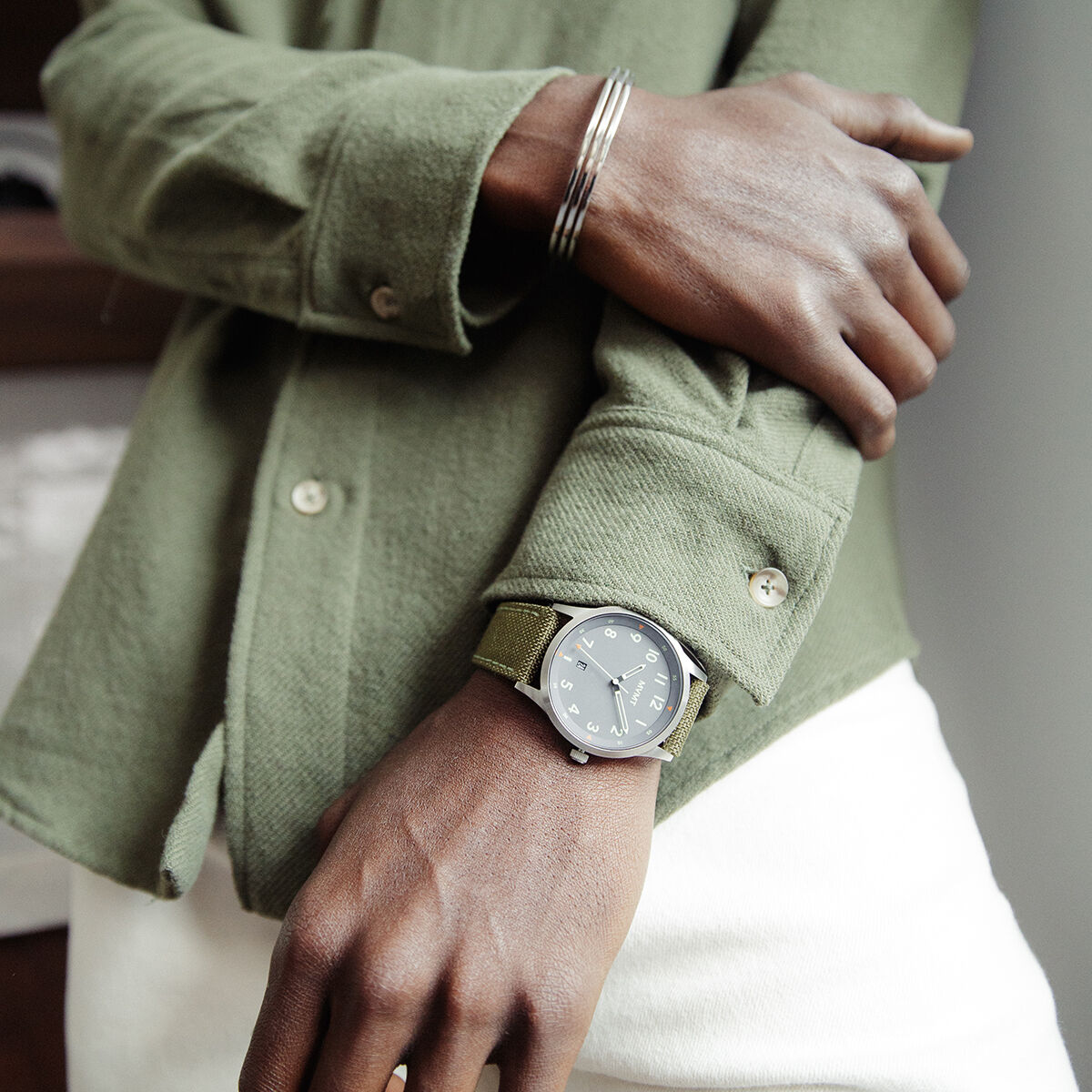 Green strap watches for mens store