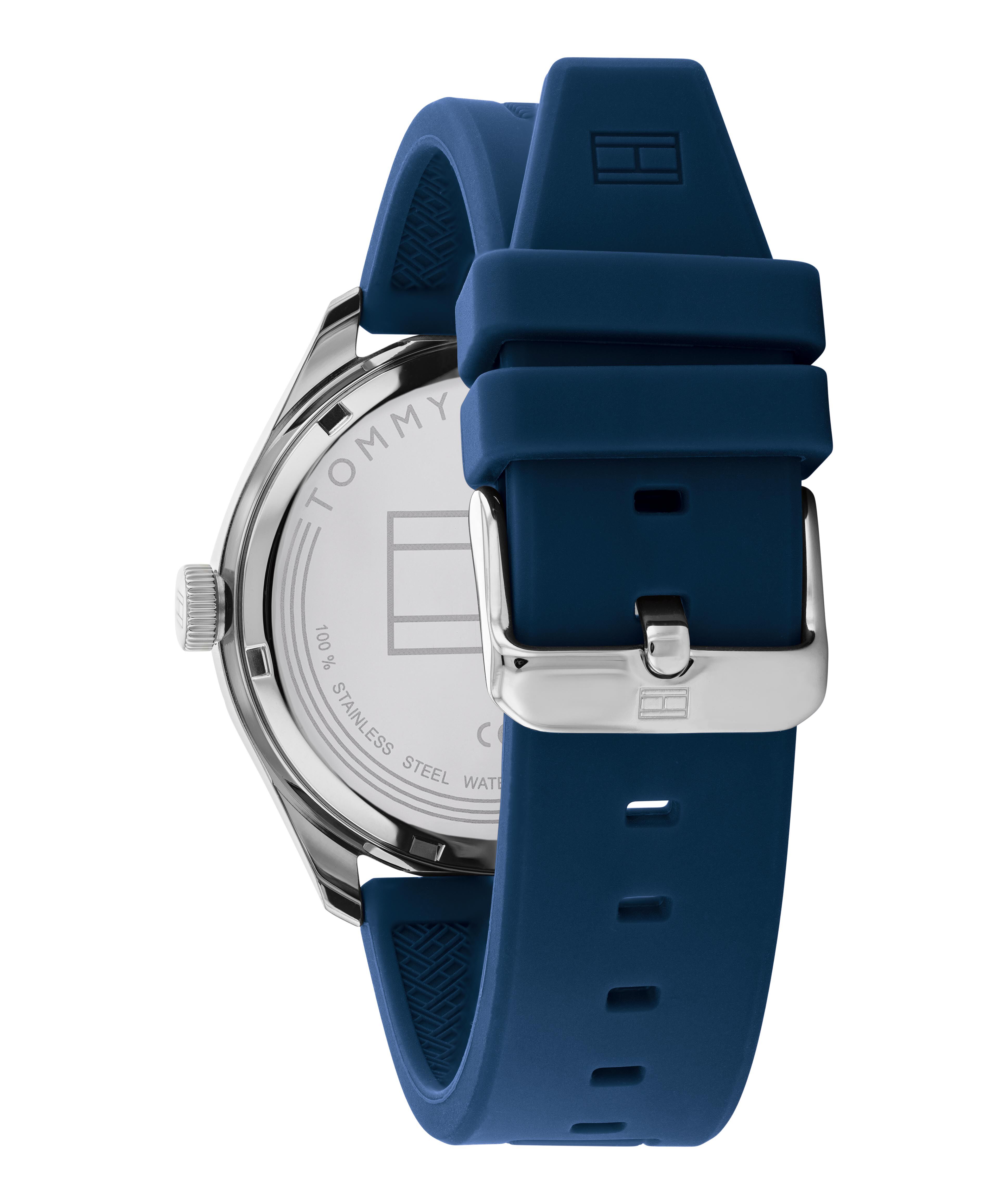 Tommy hilfiger blue strap watch cheap
