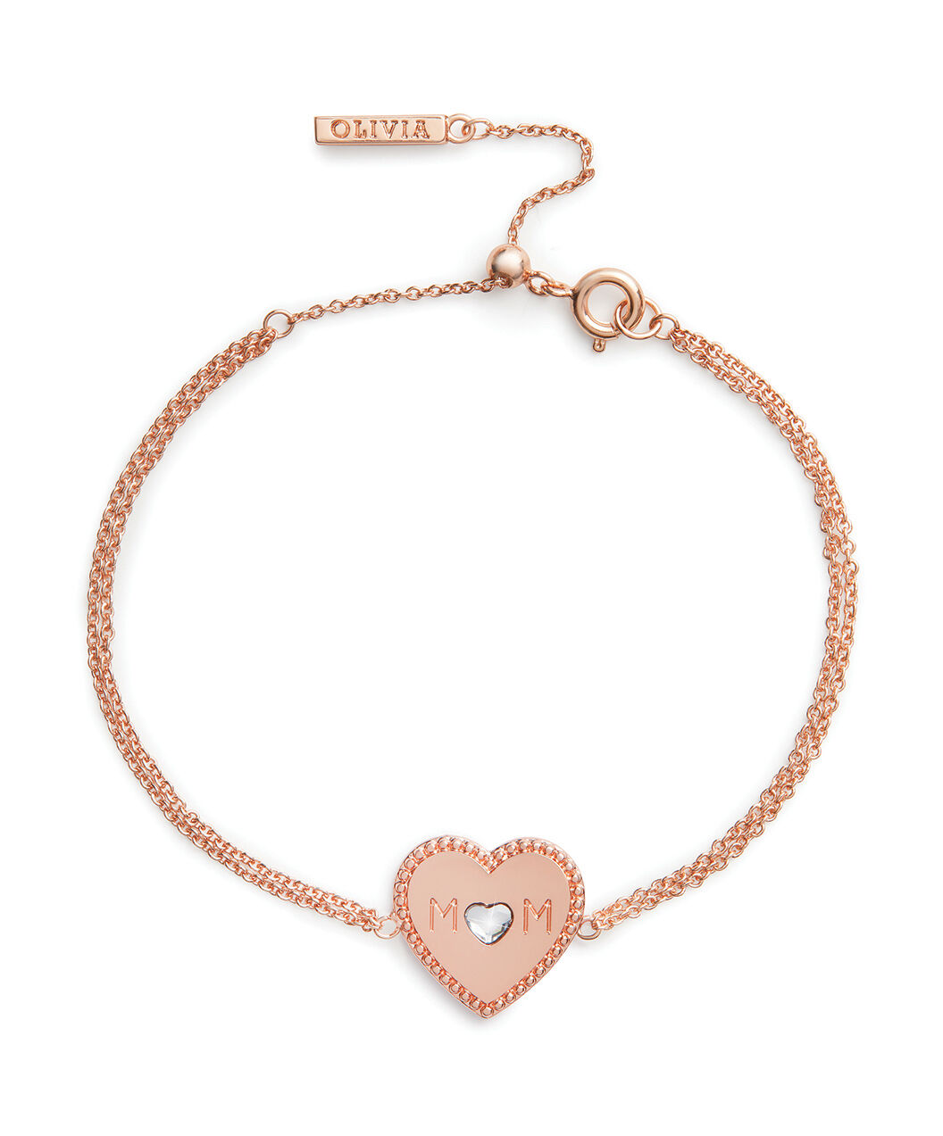 Olivia burton bracelet rose gold on sale