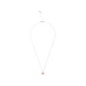 Vintage Bow Charm Necklace Silver & Rose Gold