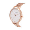 Olivia Burton White Dial Bracelet Rose Gold Women's Watch, 38mm