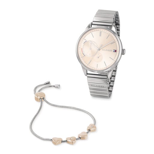 Women's Watch & Bracelet Gift Set, 38mm