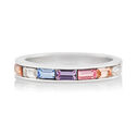 Olivia Burton Rainbow Baguette Women's Ring