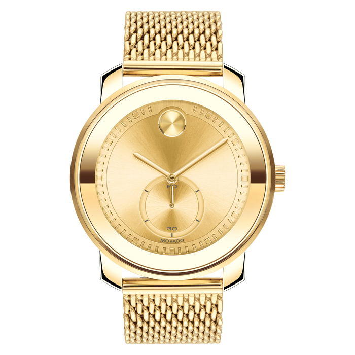 Movado gold bracelet watch deals