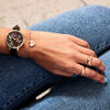 Gold & Black Women's Watch, 34mm