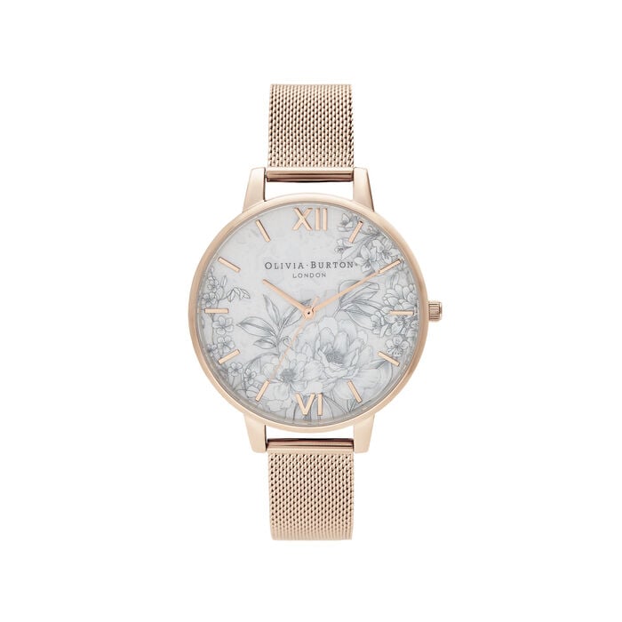 Terrazzo Florals Women's Watch, 34mm