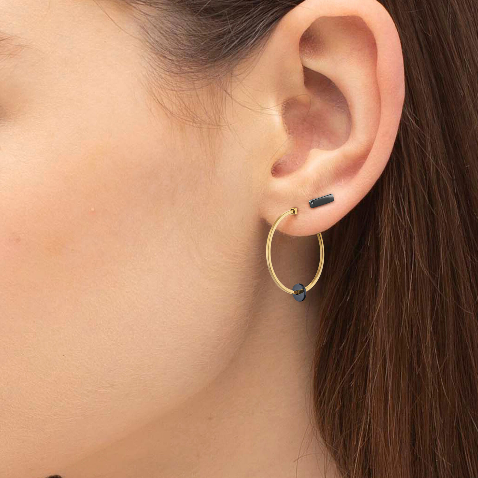 Single Bar Stud Women's Earring
