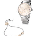 Women's Watch & Bracelet Gift Set, 38mm