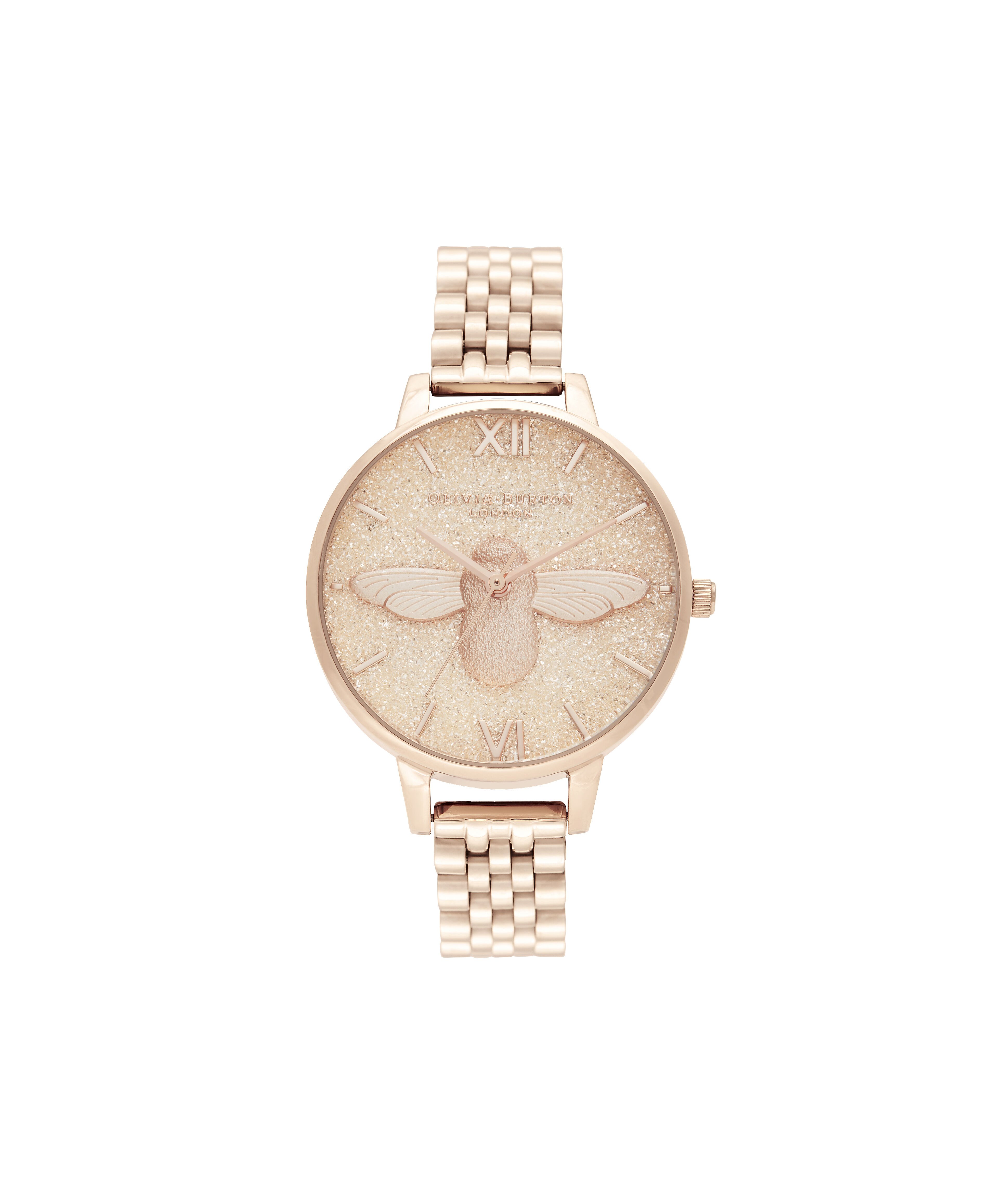Olivia burton 3d bee rose hot sale gold