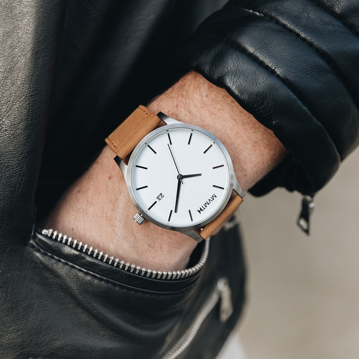 Mvmt white black tan online
