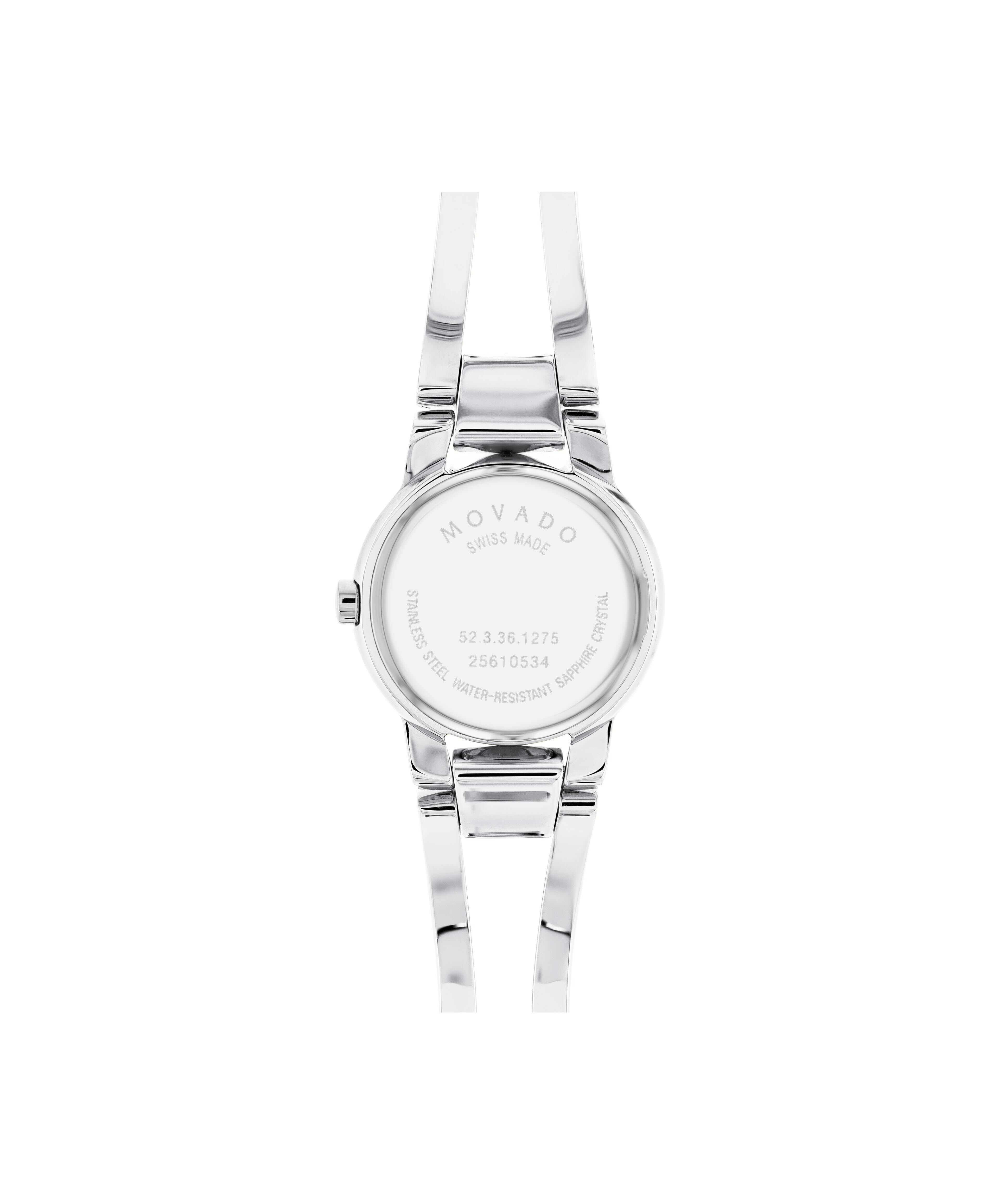 Movado stainless steel store sapphire crystal watch
