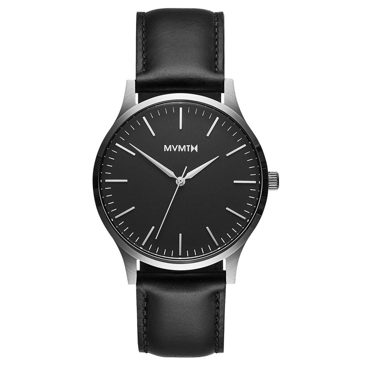 Black Silver 40 Series Men s Dress Watch Collection MVMT