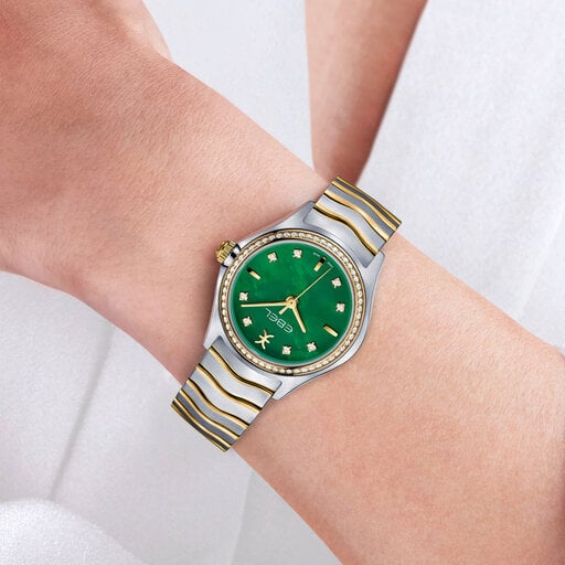 Diamond Wave Women's Watch, 30mm