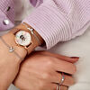 Illustrated Animals Rainbow Bee Women's Watch, 30mm