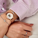 Illustrated Animals Rainbow Bee Women's Watch, 30mm