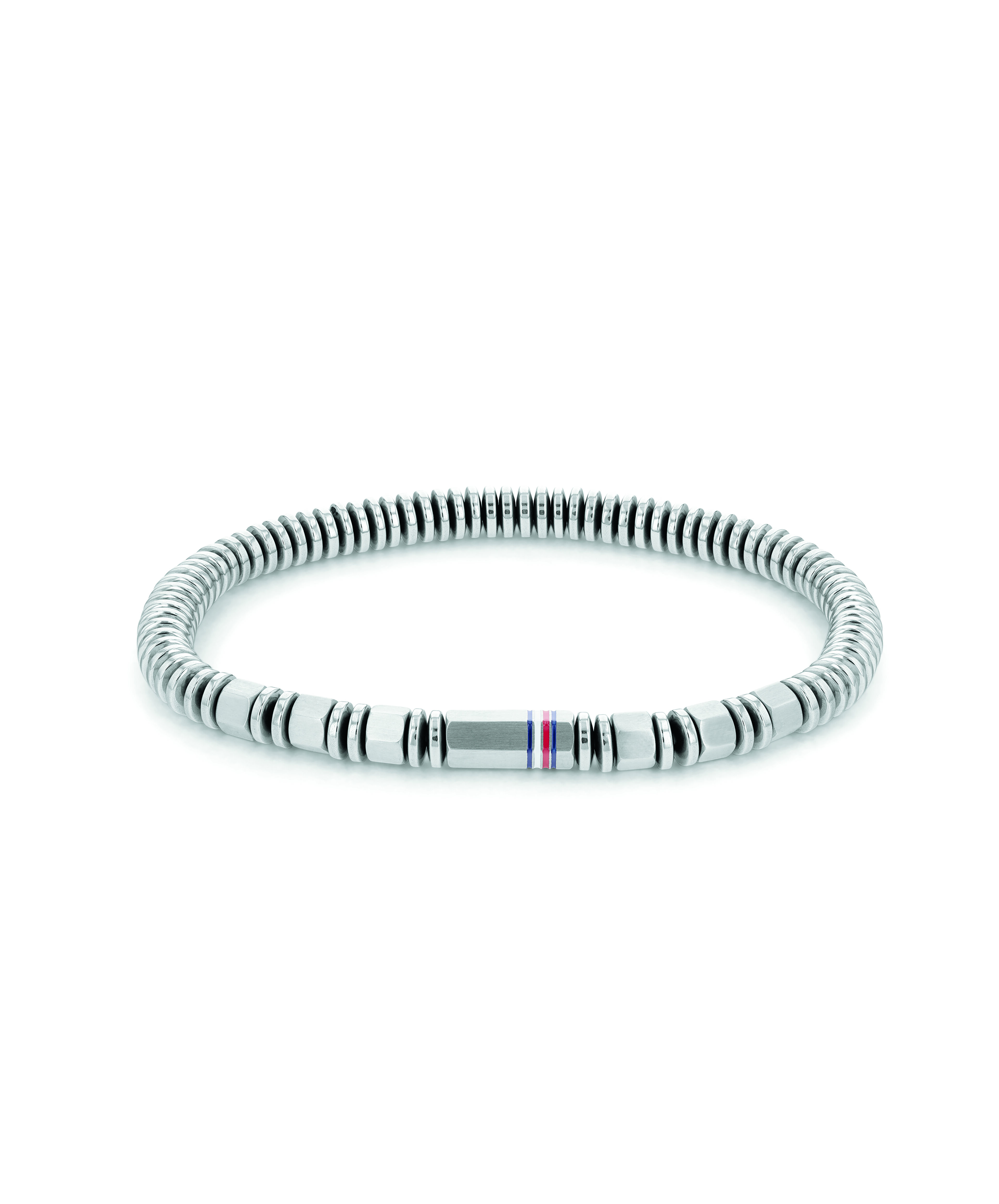 Tommy hilfiger men's silver bracelet top