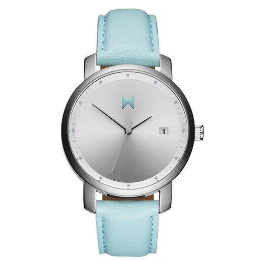 Silver Arctic Leather Women's Watch, 38mm