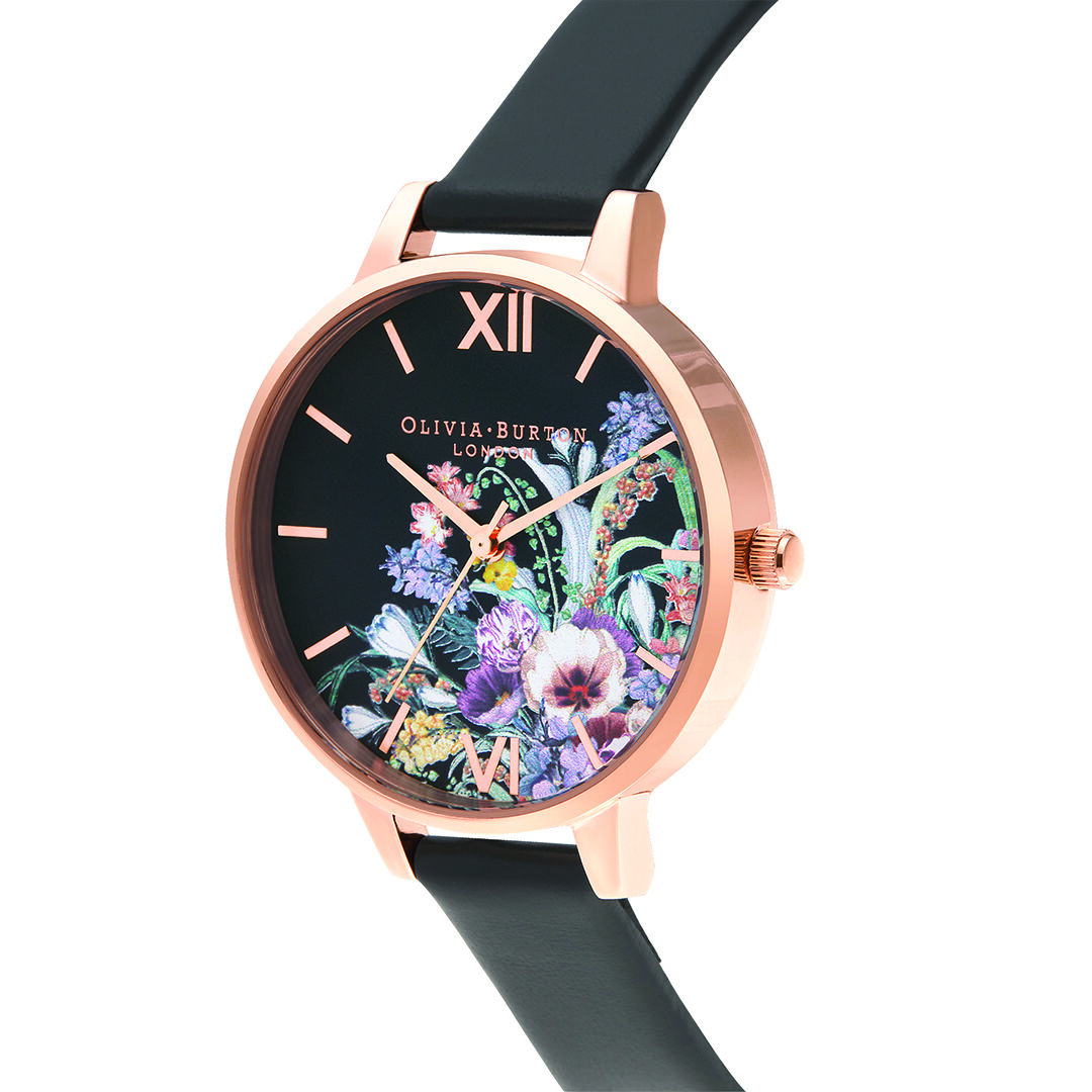 Enchanted Garden Vegan Black rose Gold
