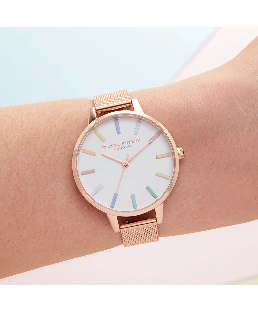 Olivia burton rose gold outlet
