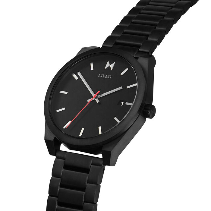 Ash Black Men's Watch, 43mm