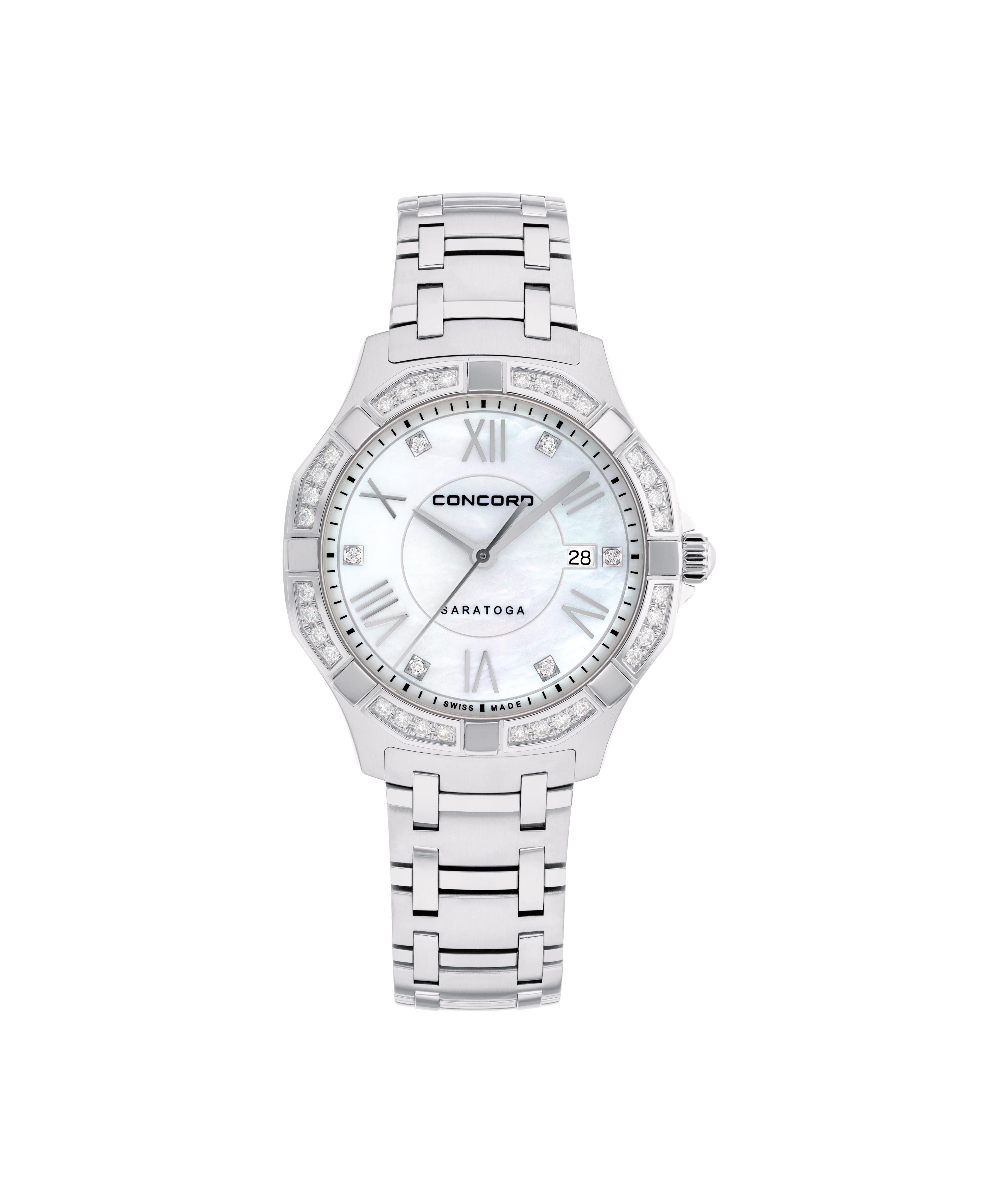 Concord ladies watch with diamonds top