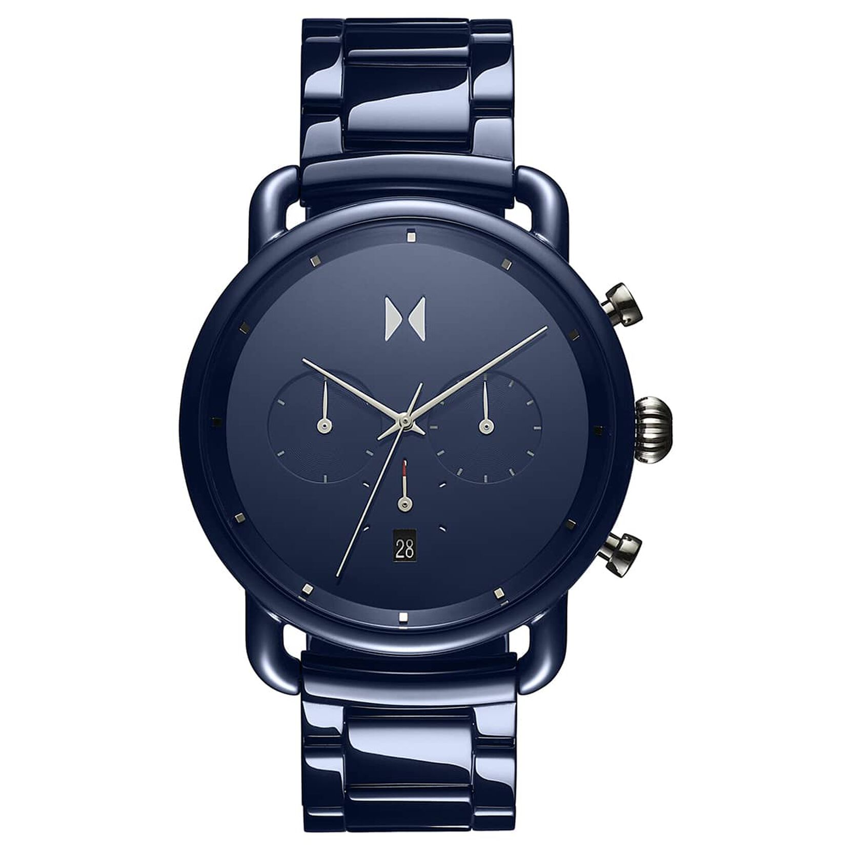 Blacktop Ceramic Men's Watch, 47mm