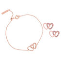 Interlink Bracelet & Stud Women's Gift Set