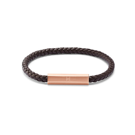 Leather Braid Men's Bracelet