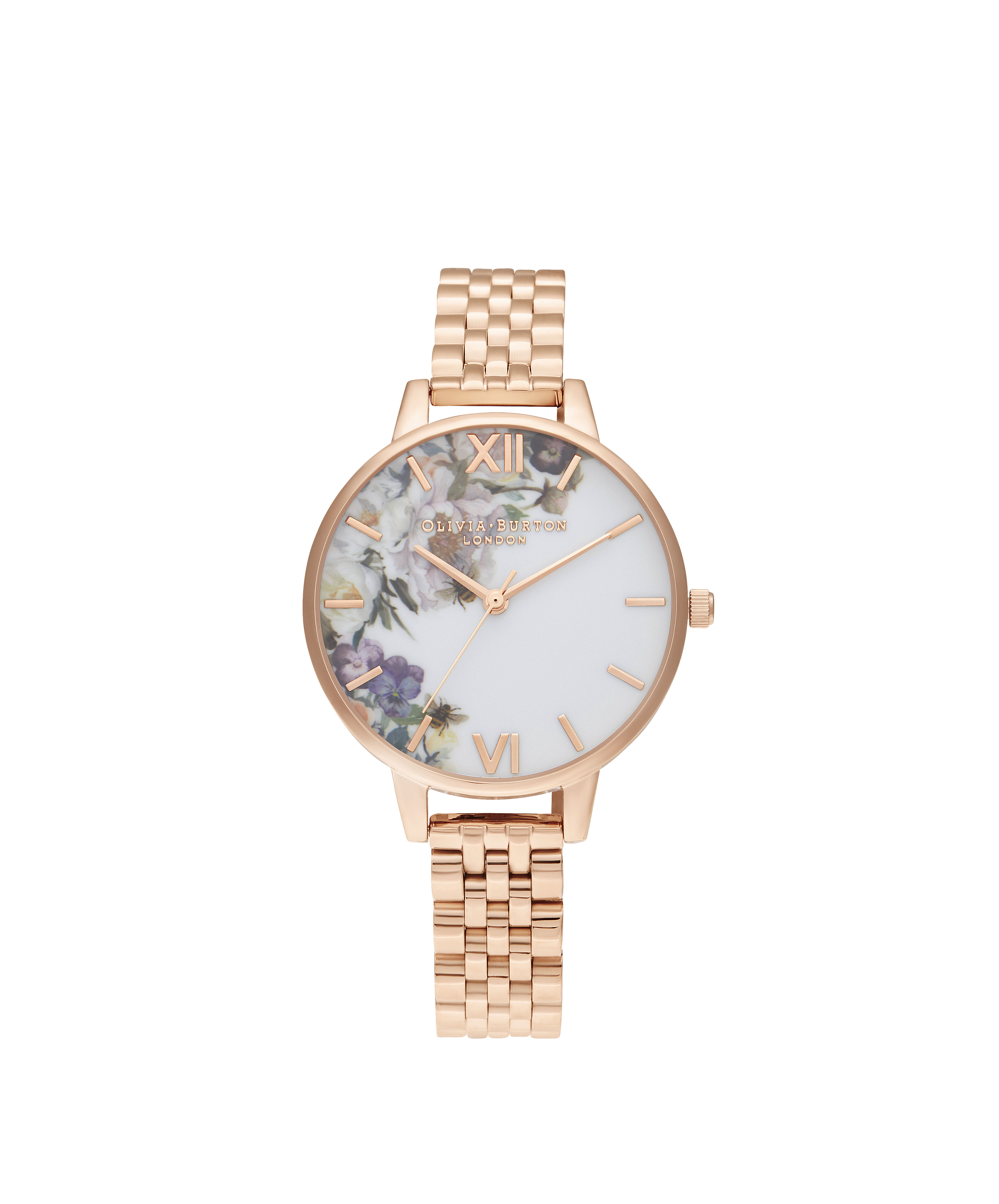 Enchanted Garden Demi Rose Gold Bracelet Olivia Burton London