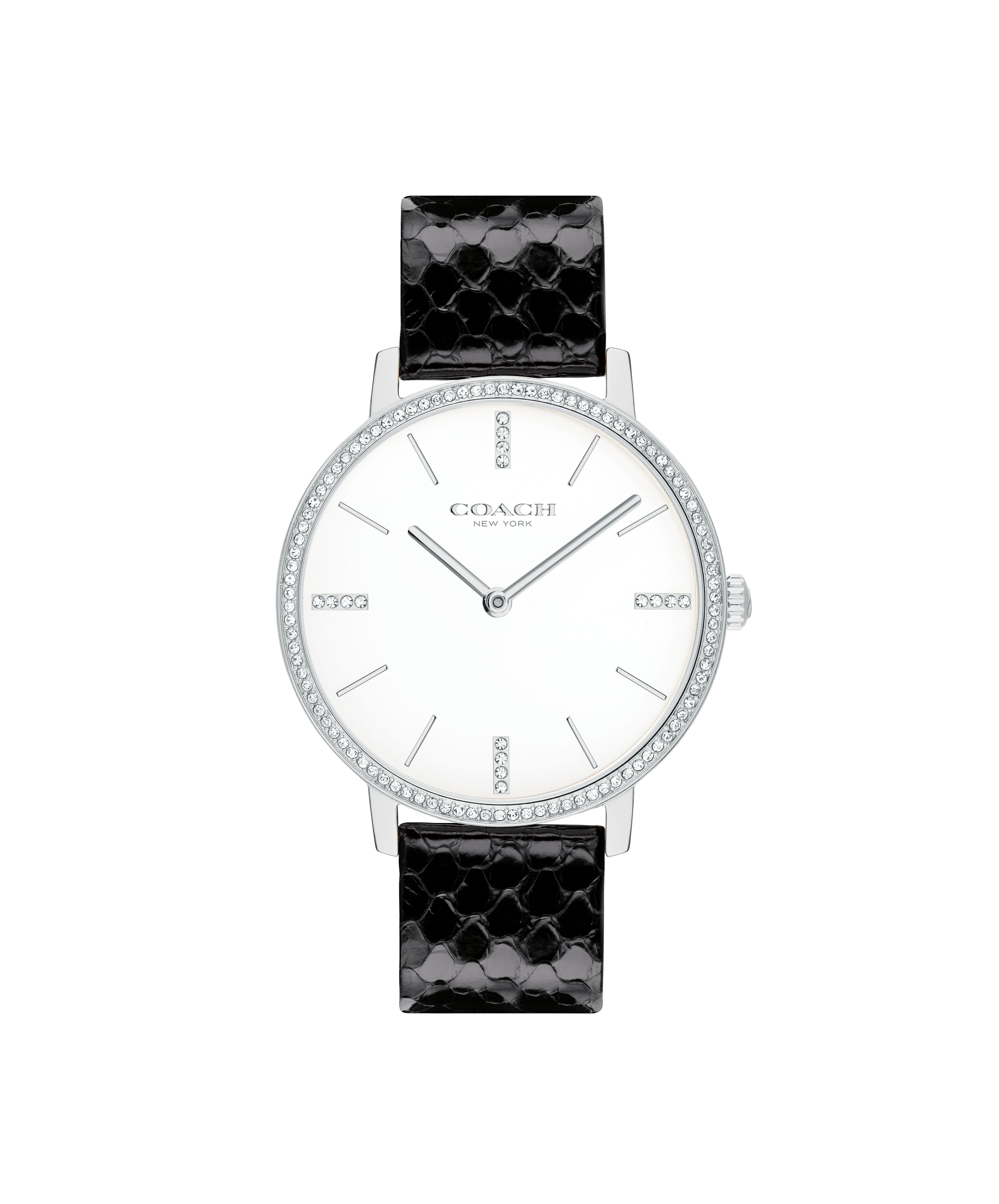 Coach Movado Company Store Audrey Pave 35mm SS Set Case with