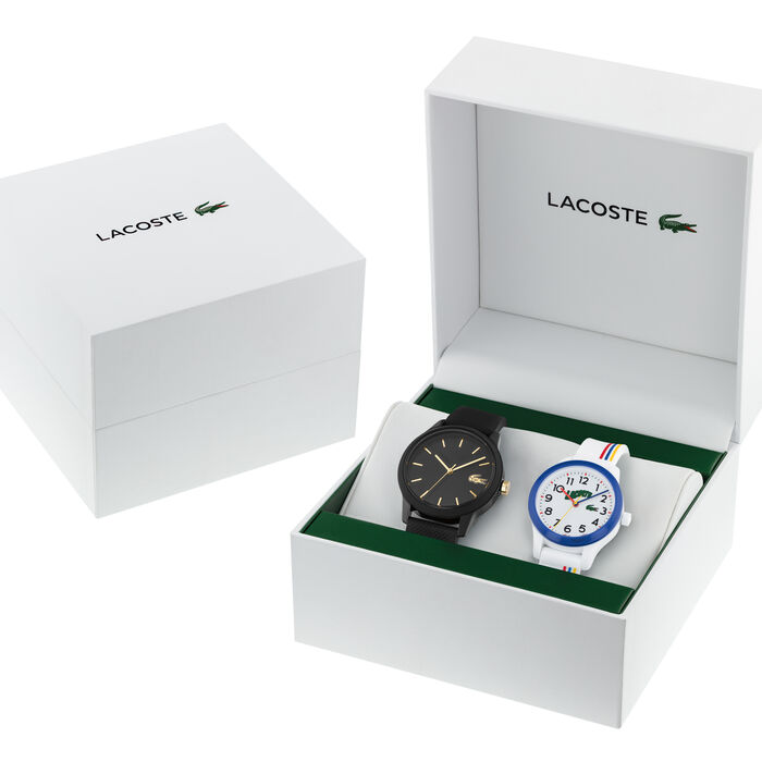 Lacoste L12.12 Men’s and Kids Watch Gift Set, 42MM & 32MM
