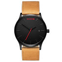 Black Tan Men's Watch, 45mm