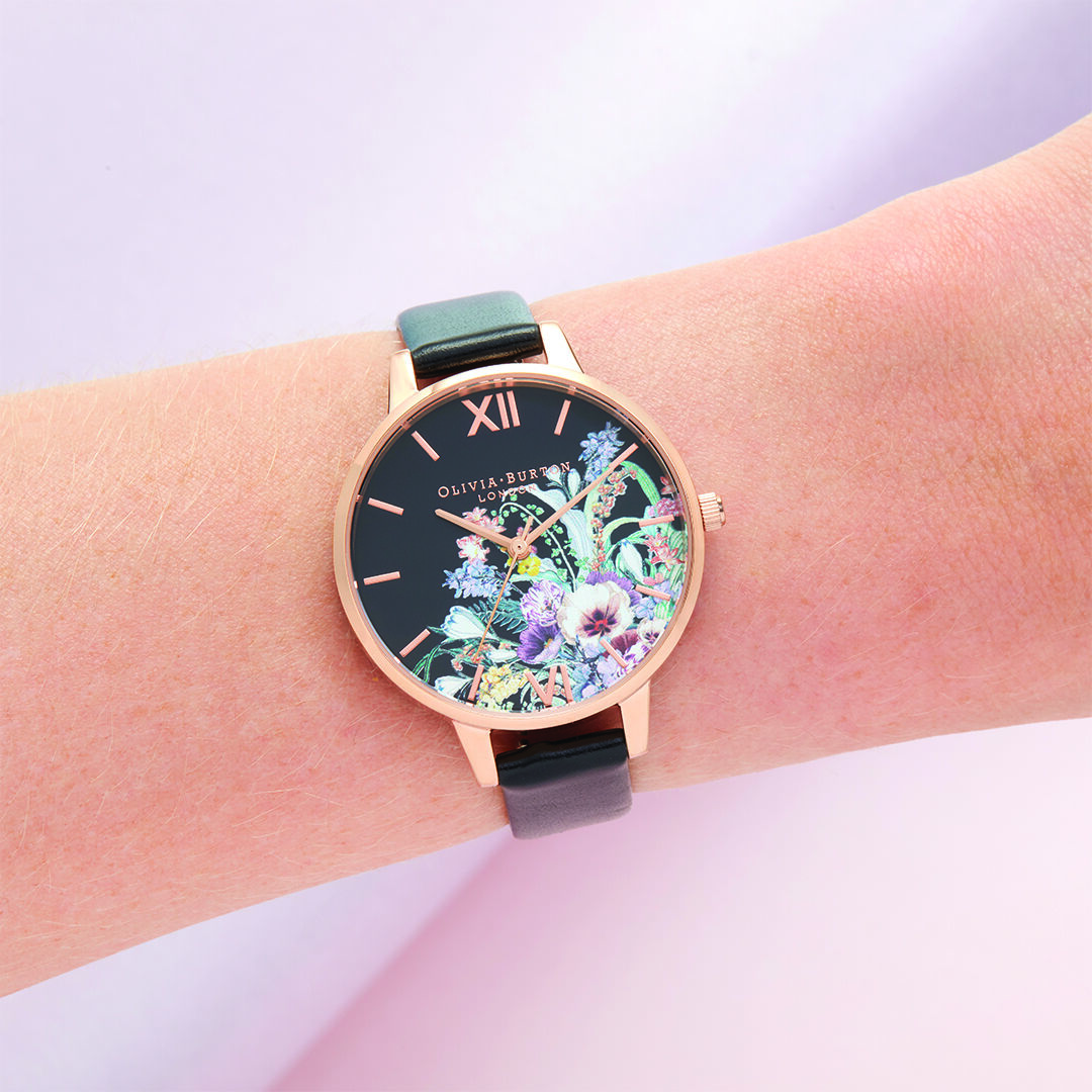Enchanted Garden Vegan Black rose Gold