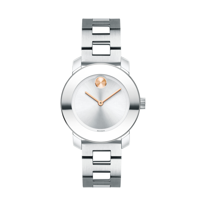 Movado bold stainless steel ladies watch shop