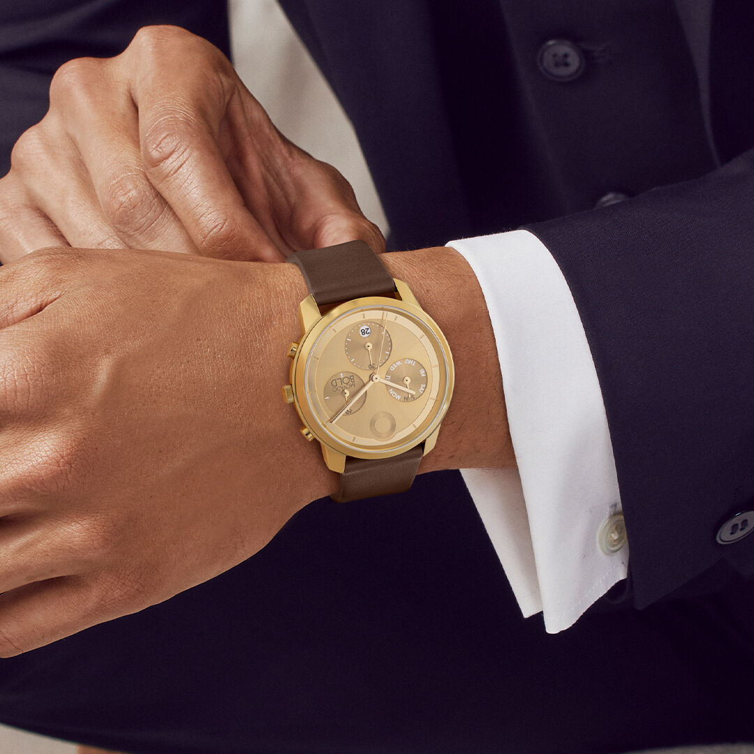 MOVADO - MOVADO 腕時計 ブラック レディース クウォーツの通販