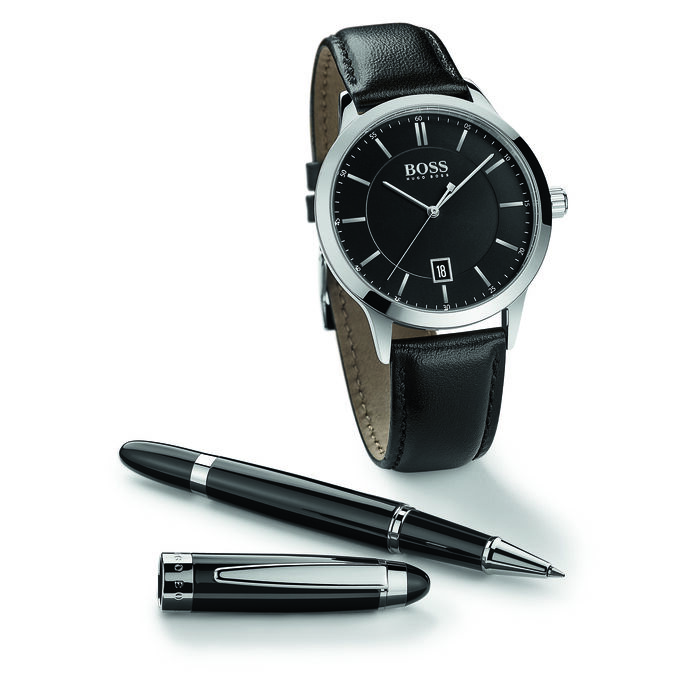 Officer Men's Watch & Pen Gift Set, 41mm