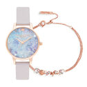 Under The Sea Women's Watch & Bracelet Gift Set, 30mm