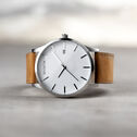 White Tan Men's Watch, 45mm