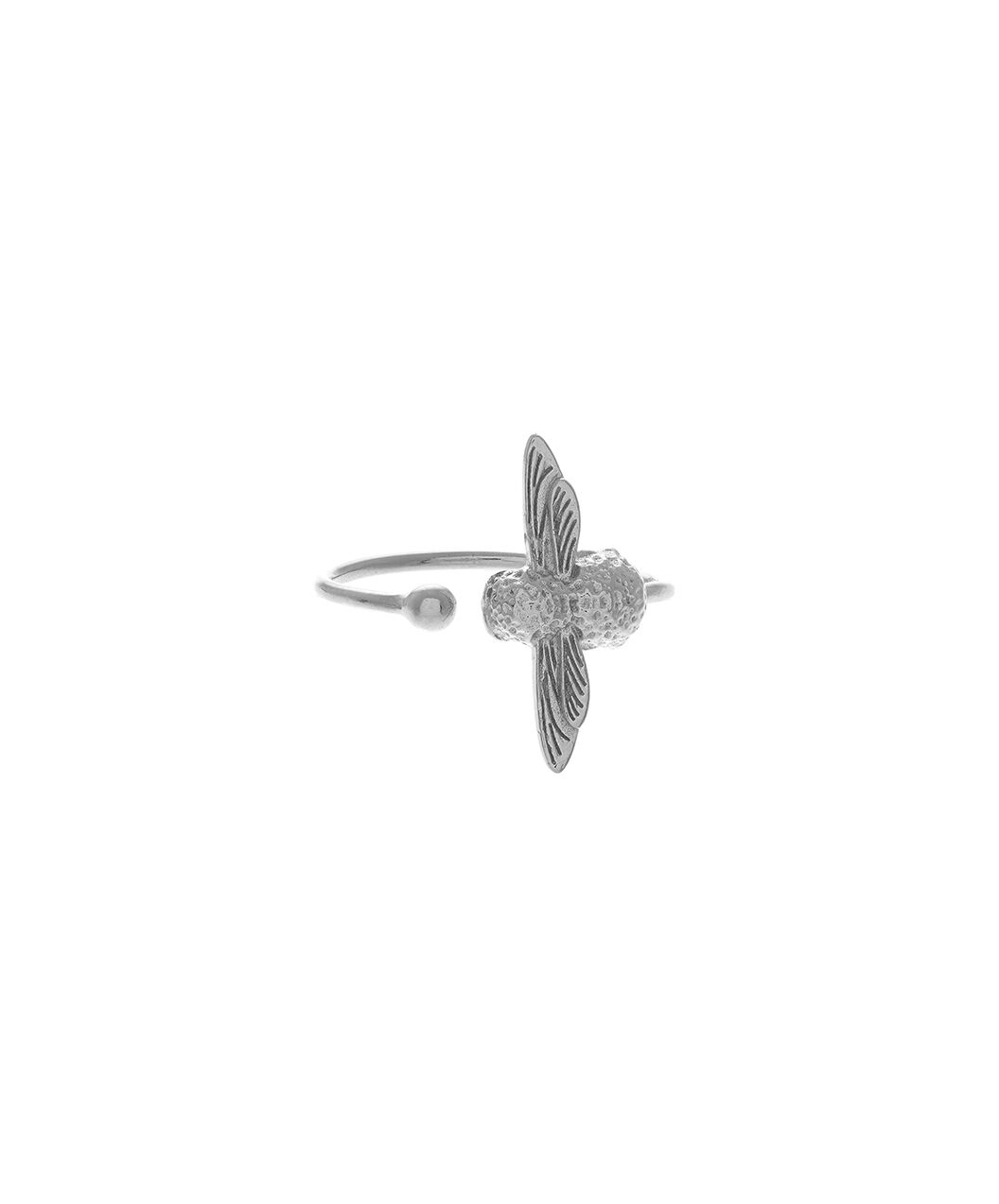 Olivia burton online bee ring silver