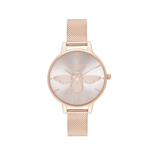 Demi Blush Dial & Rose Gold Mesh