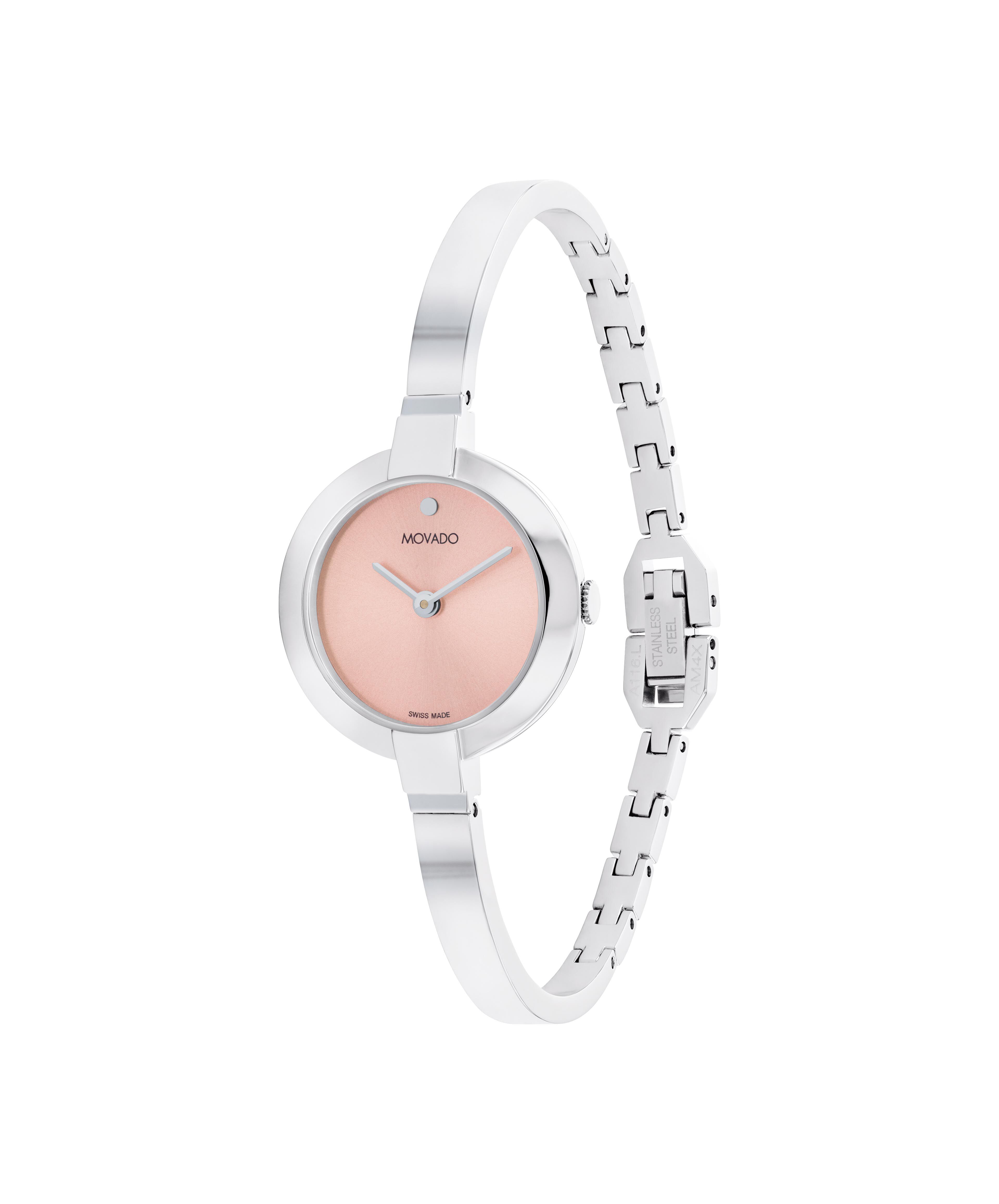 Movado bela pink hot sale